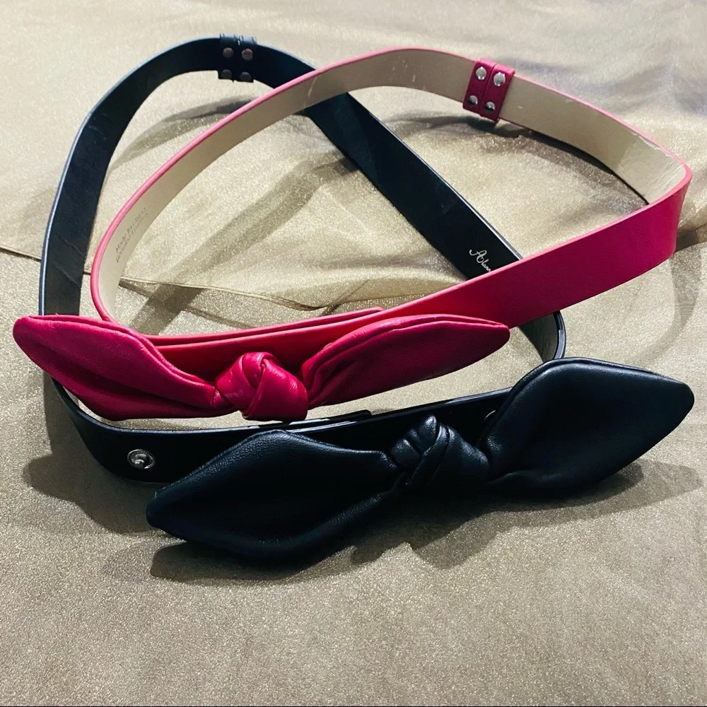 ALANNAH HILL 2 x waist leather belts - Picture 1 of 11